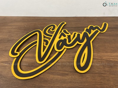 Chữ Tết Sum Vầy Cao 30-64cm [Bằng gỗ - Nhẹ] CHU-GO-22